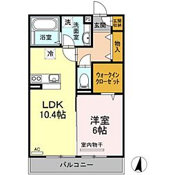 間取図画像 1LDK