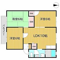 岡山県岡山市中区四御神（賃貸アパート3LDK・2階・58.00㎡） その2