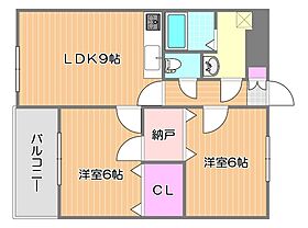 岡山県岡山市南区豊成1丁目（賃貸マンション2LDK・3階・50.00㎡） その2