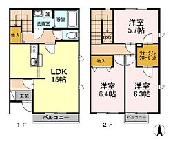 ダンデライオンA棟 3LDKの間取図画像