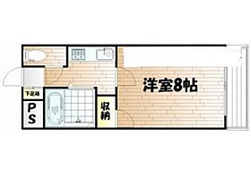 岡山県岡山市北区島田本町2丁目（賃貸アパート1K・3階・29.00㎡） その2