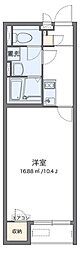 クレイノこもれび 1Kの間取図画像