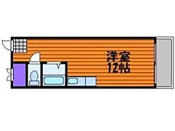 ふぁみーゆ旭川 ワンルームの間取図画像