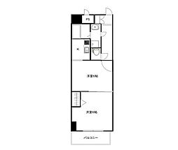 春日トーケンレジデンス 2Kの間取図画像