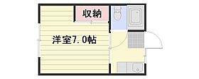 岡山県岡山市北区谷万成1丁目（賃貸アパート1K・1階・19.11㎡） その2