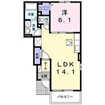 岡山県岡山市北区辛川市場（賃貸アパート1LDK・1階・45.77㎡） その2