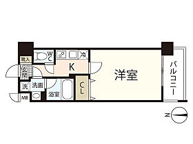 岡山県岡山市北区南中央町（賃貸マンション1K・2階・28.80㎡） その2