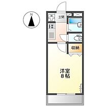 岡山県岡山市北区庭瀬（賃貸アパート1K・1階・22.40㎡） その2