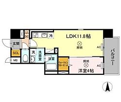 岡山県岡山市北区表町3丁目（賃貸マンション1LDK・5階・40.72㎡） その2