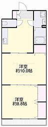 コニファープラザ 2Kの間取図画像