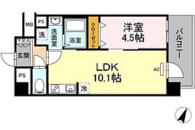 岡山県岡山市北区北長瀬表町2丁目（賃貸マンション1LDK・3階・37.32㎡） その2