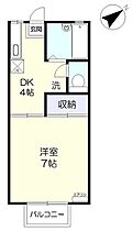 岡山県岡山市北区清輝橋3丁目（賃貸アパート1K・2階・26.49㎡） その2