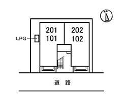 岡山県岡山市北区京山2丁目（賃貸アパート1LDK・1階・38.95㎡） その19