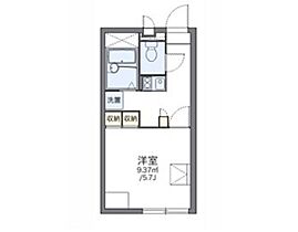 岡山県岡山市北区北方1丁目（賃貸アパート1K・2階・20.28㎡） その2