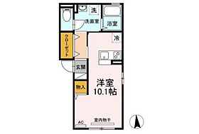 岡山県岡山市北区学南町3丁目（賃貸アパート1R・2階・30.02㎡） その2