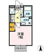 岡山県岡山市北区横井上（賃貸アパート1K・2階・23.40㎡） その2