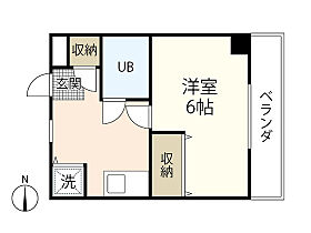 岡山県岡山市北区伊福町3丁目（賃貸マンション1K・4階・23.10㎡） その2