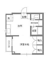 岡山県岡山市北区岡町（賃貸マンション1R・4階・28.20㎡） その2