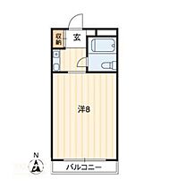 岡山県岡山市北区清心町（賃貸マンション1R・2階・17.89㎡） その2