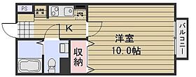 岡山県岡山市中区藤原西町2丁目（賃貸アパート1K・1階・30.30㎡） その2