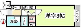 岡山県岡山市北区出石町1丁目（賃貸マンション1K・10階・24.02㎡） その2