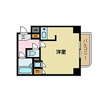 岡山県岡山市北区京町（賃貸マンション1R・4階・23.54㎡） その2