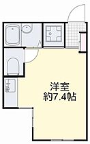 岡山県岡山市北区番町2丁目（賃貸マンション1R・3階・18.21㎡） その2