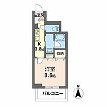 岡山県岡山市北区鹿田本町（賃貸マンション1K・3階・32.28㎡） その2