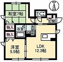 岡山県岡山市南区泉田4丁目（賃貸アパート2LDK・1階・58.79㎡） その2