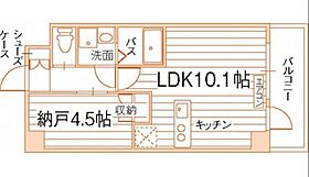 岡山県岡山市北区東古松4丁目（賃貸マンション1LDK・3階・32.40㎡） その2