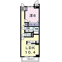 岡山県岡山市北区津島福居1丁目（賃貸マンション1LDK・2階・42.06㎡） その2