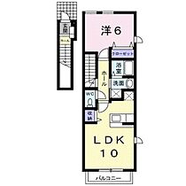 岡山県岡山市中区神下（賃貸アパート1LDK・2階・42.18㎡） その2