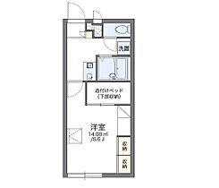 岡山県岡山市北区新屋敷町3丁目（賃貸アパート1K・2階・23.18㎡） その2