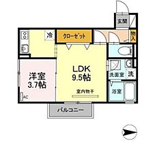 岡山県岡山市南区新保（賃貸アパート1LDK・2階・34.69㎡） その2