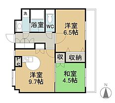 岡山県倉敷市松島（賃貸マンション2LDK・5階・48.00㎡） その2