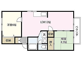 岡山県岡山市中区赤田（賃貸アパート2LDK・2階・51.08㎡） その2