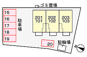 岡山県岡山市北区庭瀬（賃貸アパート1LDK・1階・37.38㎡） その16