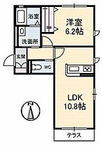 岡山県岡山市中区平井5丁目（賃貸アパート1LDK・1階・42.68㎡） その2