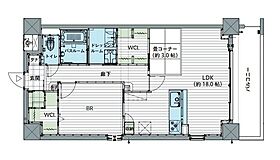 岡山県岡山市北区三門中町（賃貸マンション1LDK・3階・64.98㎡） その2