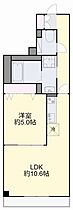 岡山県岡山市北区西古松（賃貸マンション1LDK・5階・40.72㎡） その2