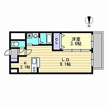 岡山県岡山市北区今4丁目（賃貸マンション1LDK・10階・35.95㎡） その2