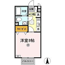 岡山県岡山市北区西崎本町（賃貸アパート1K・1階・26.93㎡） その2