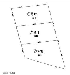 売土地 東区金田3区画分譲地　3号地