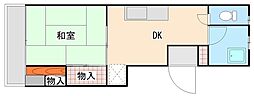 間取図画像 1DK
