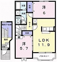 兵庫県神戸市垂水区清玄町（賃貸アパート2LDK・2階・62.07㎡） その2