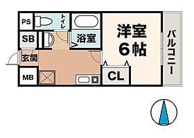 ル・シィエル  ｜ 兵庫県神戸市垂水区天ノ下町（賃貸マンション1K・2階・22.90㎡） その2