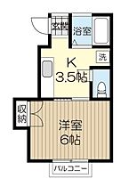 第三コーポ美徳 206 ｜ 宮城県仙台市宮城野区平成1丁目9番地30号（賃貸アパート1K・2階・21.28㎡） その2