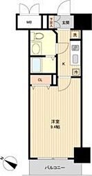 ノーブルプレイス北四番丁 1Kの間取図画像