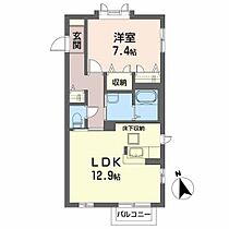 シャーメゾン二の森 105 ｜ 宮城県仙台市宮城野区二の森14-62（賃貸アパート1LDK・1階・50.00㎡） その2