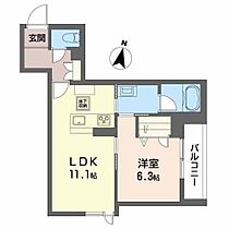 アヴニール上杉 102 ｜ 宮城県仙台市青葉区上杉4丁目6-44（賃貸マンション1LDK・1階・43.03㎡） その2